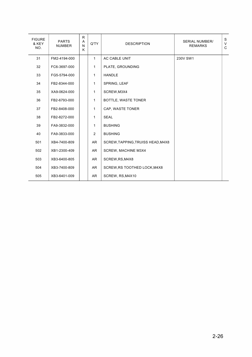 Canon imageRUNNER-iR 6570 5570 6570N 5570N Parts Catalog-5